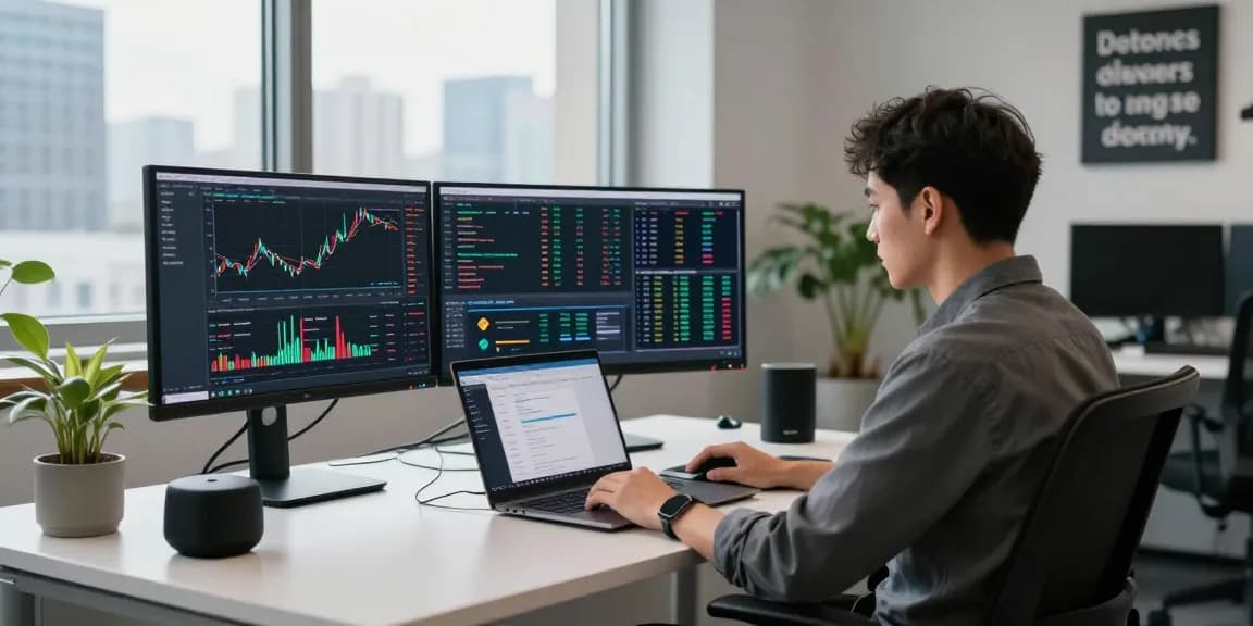 OKX crypto exchange reviews showcased in a modern trading environment with analytics visuals and real-time data.