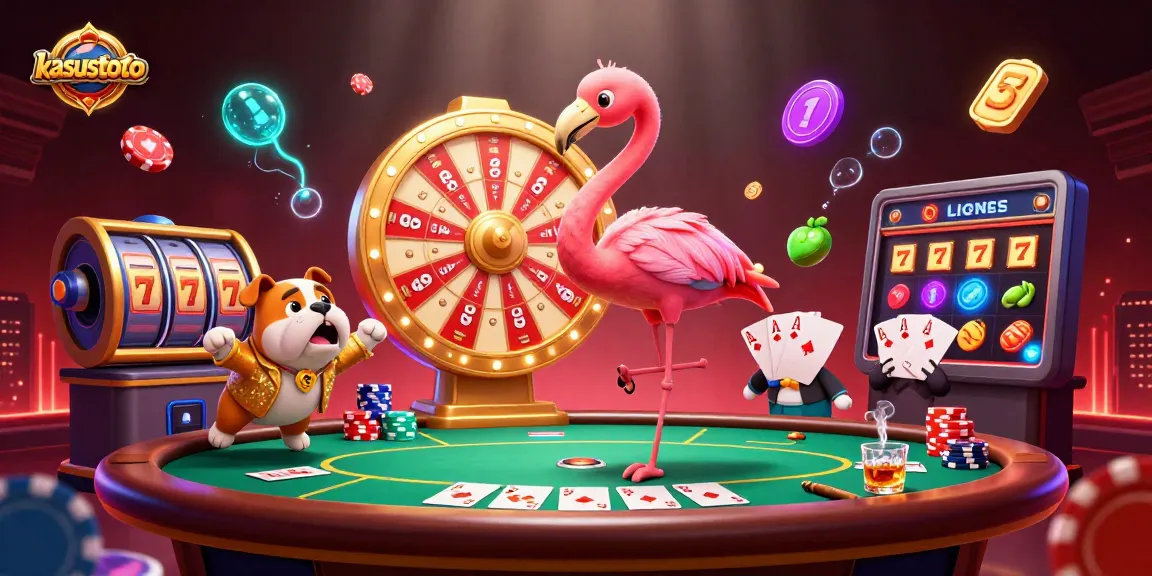 Promo menarik di kasustoto dengan flamingo, bulldog, dan hadiah yang menggoda.