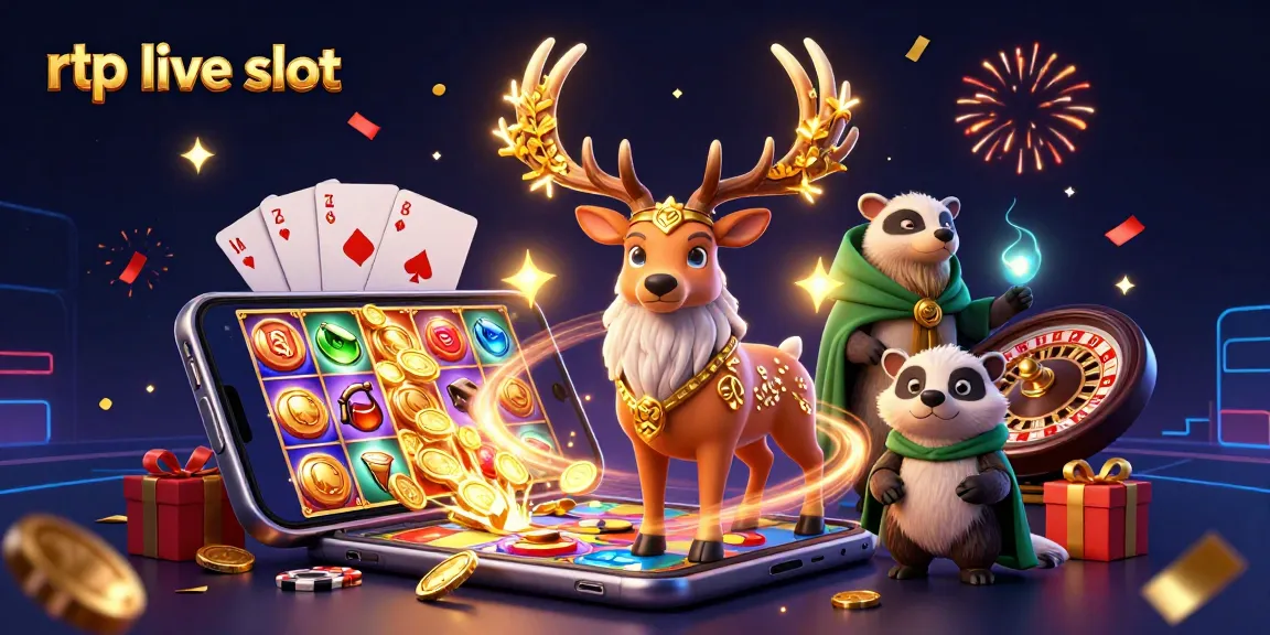 Engage in rtp live slot adventures with a druid, badger, and magical casino elements.