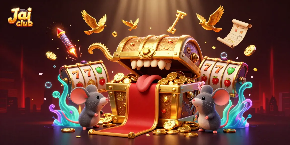 Engage in thrilling gameplay with Jai club's dynamic 3D illustration showcasing casino adventures