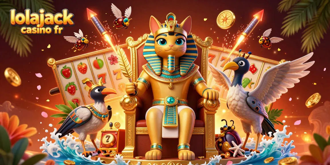Découvrez l'univers stimulé du lolajack casino fr avec des chats pharaoniques au cœur de l'action.