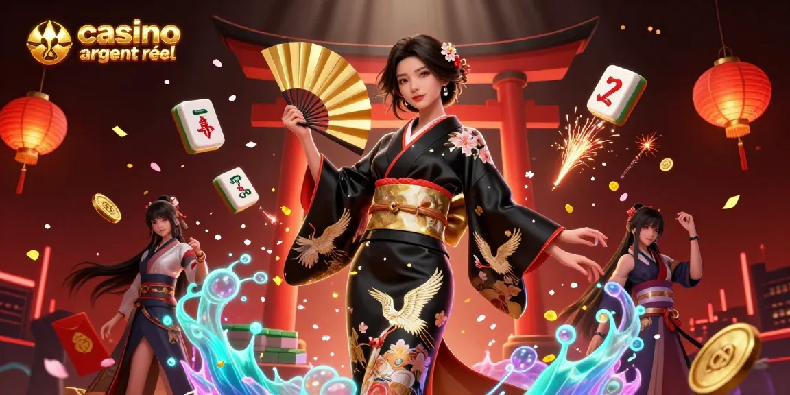 Découvrez le casino en ligne argent réel avec cette illustration 3D vibrante mettant en scène des rouleaux de machines à sous et des symboles de chance.
