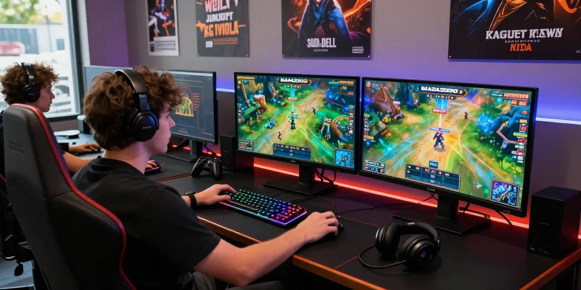 Player immersed in NAGA2000 iGaming experience with vibrant graphics and high-tech setup.