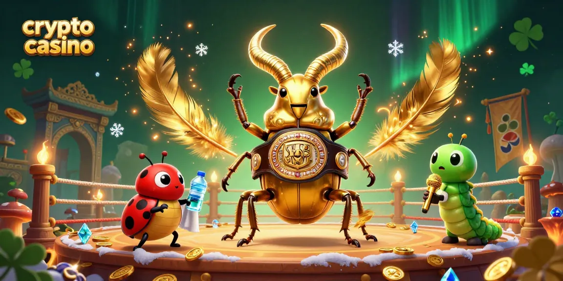 Découvrez l'univers du casino crypto avec cette illustration dynamique présentant un combat élégant et plein de stratégies.