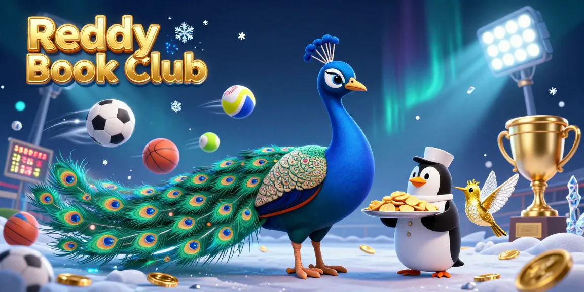 Experience dynamic sports betting excitement with Reddy Book Club's animated 3D scene, featuring vibrant characters and casino elements.