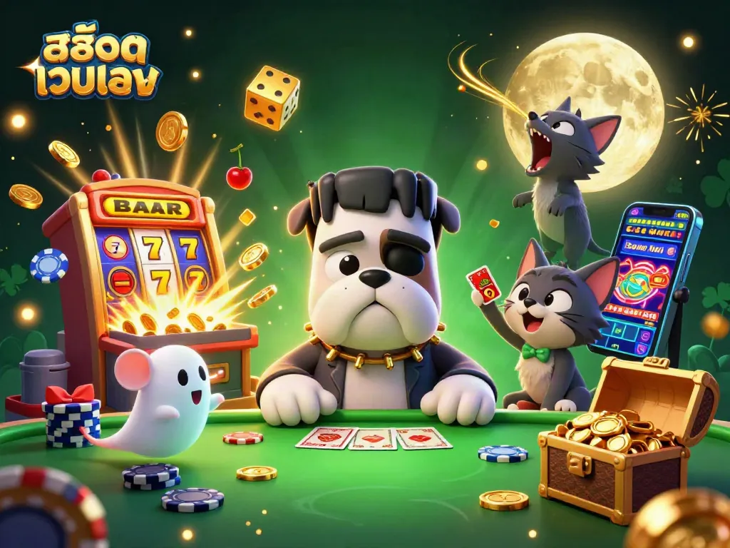 เล่นสล็อตเว็บตรงที่โต๊ะเกมหลอนในบรรยากาศคาสิโนที่น่าตื่นเต้น