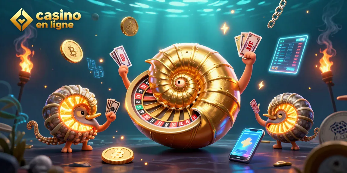 Venez découvrir les jeux passionnants de casino en ligne avec un nautilus géant captivant.