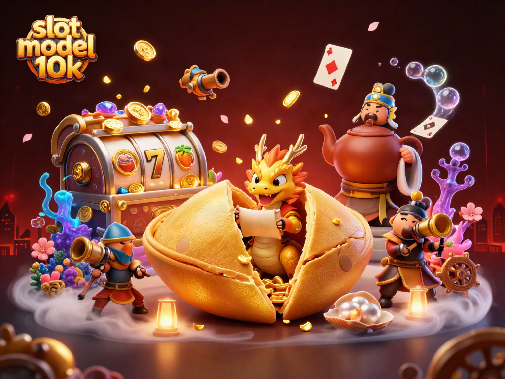 Immerse in the excitement of slot modal 10k with vibrant characters and rich casino elements.