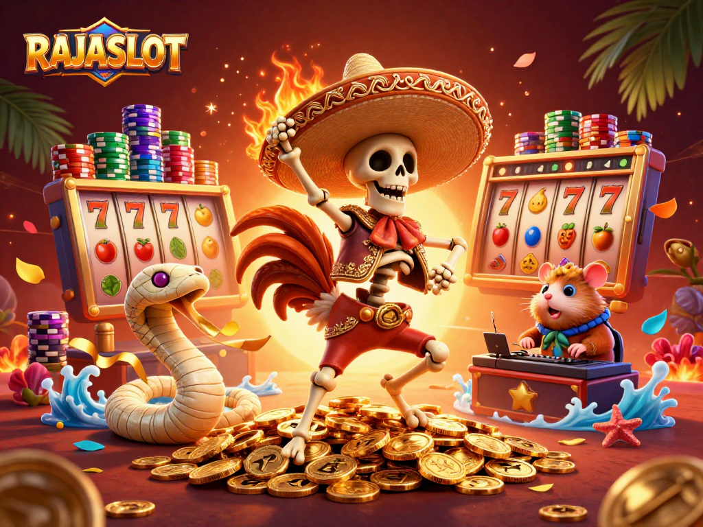 RAJASLOT menghadirkan pengalaman bermain slot online yang memukau dengan karakter menarik dan elemen permainan yang meriah.