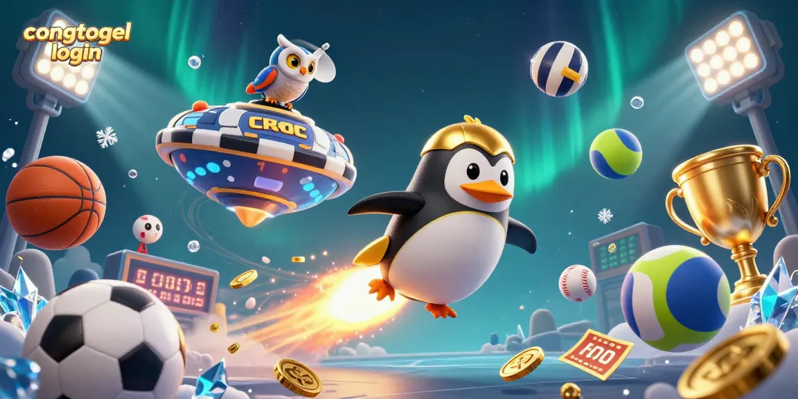 Experience the thrill of gaming with congtogel login in this dynamic casino-themed 3D scene.