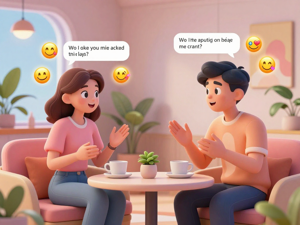 Dynamic free ai sex chat scene featuring avatars engaging in playful interaction.