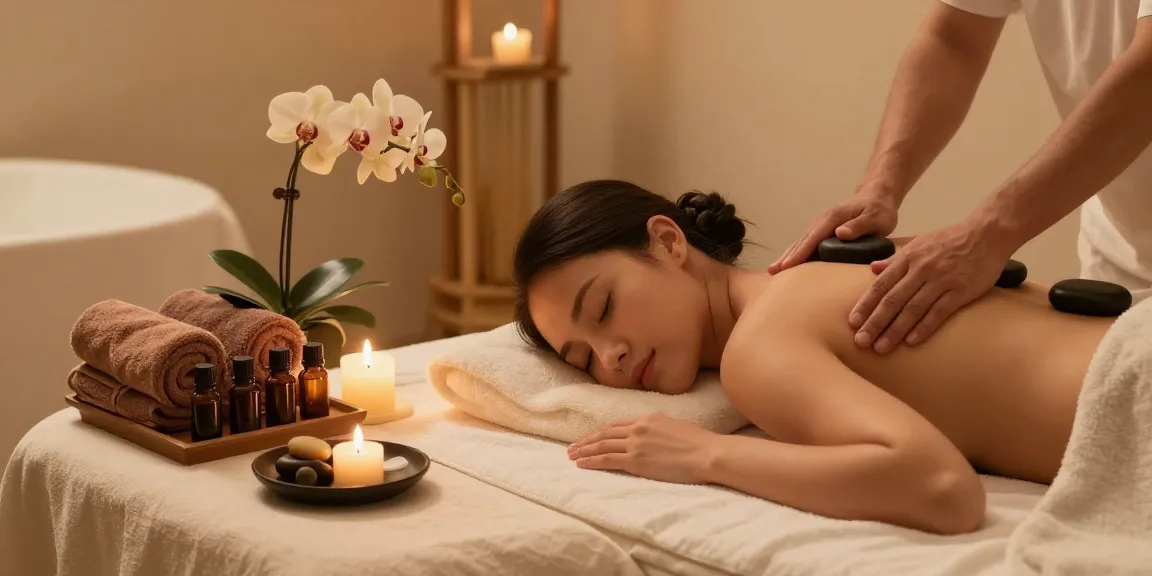 RR88 spa treatment: warm massage therapy in serene luxury.