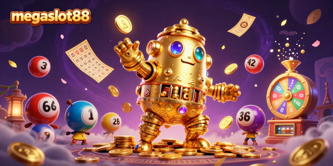 Experience gaming excitement with megaslot88's vibrant golem and dynamic lottery elements.