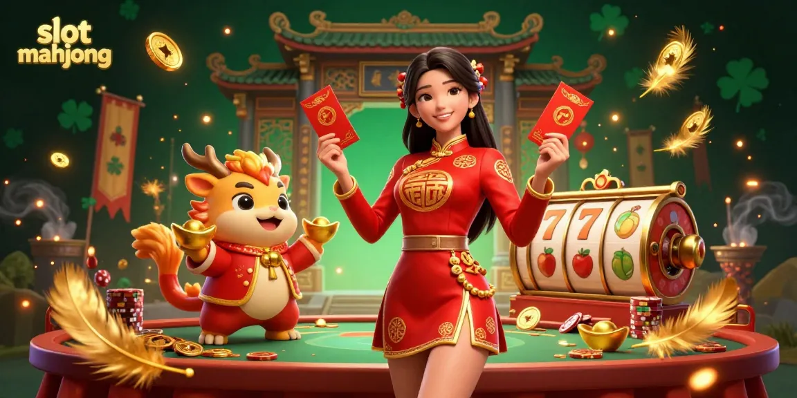 Experience thrilling slot mahjong gameplay surrounded by vibrant cultural elements and rich visual effects.