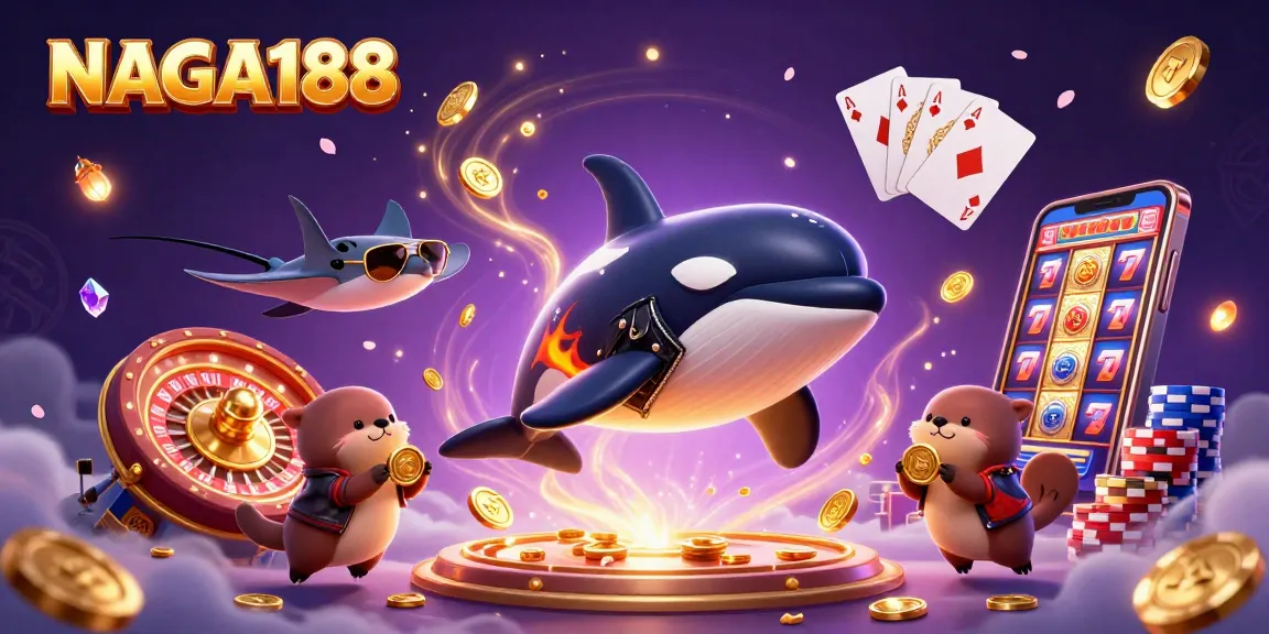 Gamer NAGA188 menangkan koin emas dalam suka cita di kasino virtual.