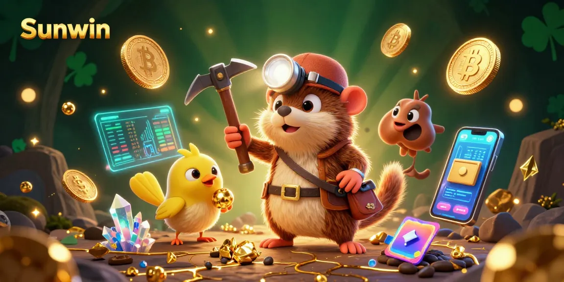 Sunwin promotes thrilling gameplay with a 3D treasure hunter mining crypto treasures!