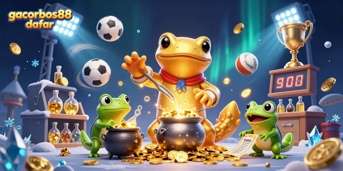Experience the thrill of winning with gacorbos88 daftar, featuring an alchemist scene of dynamic gaming energy.