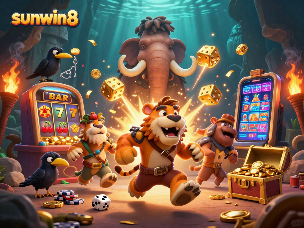 Experience thrilling wins at sunwin8 with colorful casino games, slot machines, and exciting action.
