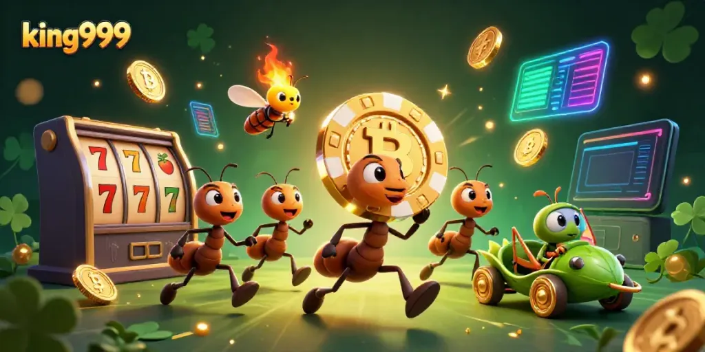 Mainkan king999 dengan semangat, tim semut mencuri chip poker emas!
