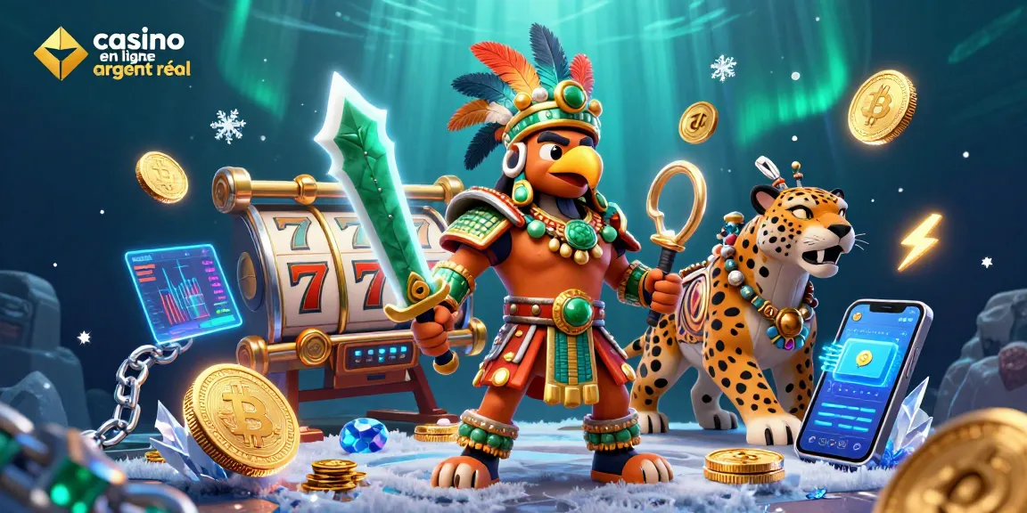 Experience excitement at casino en ligne argent réel with dynamic slot games and Aztec warriors.