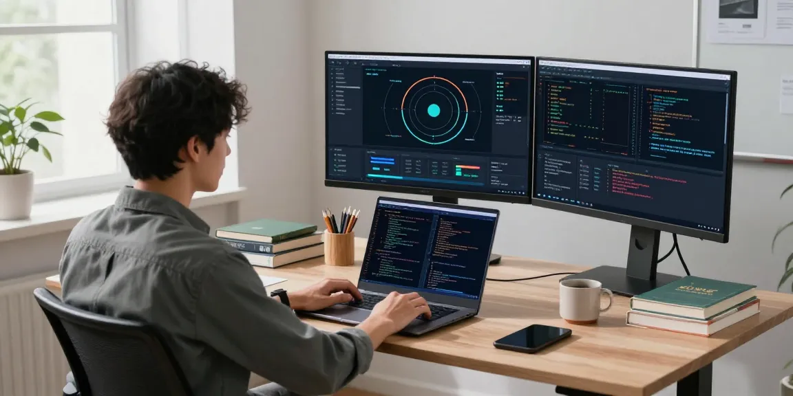 Fast and secure 快连 VPN connection setup in a modern workspace.