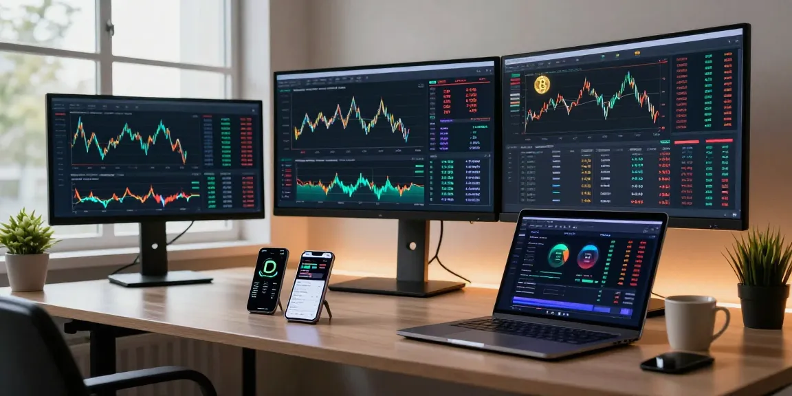 ben shapiro net worth 2025 in a modern crypto trading workspace with multiple monitors showcasing Bitcoin and Ethereum charts, digital wallet activities, and DeFi performance metrics.