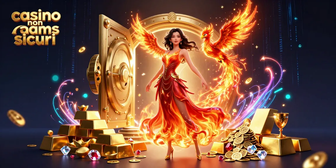 Vinci alla grande nei casino non aams sicuri con la nostra vivace illustrazione che mette in mostra tesori del gioco d'azzardo.