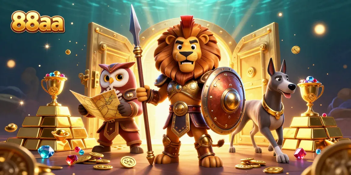 Experience winning strategies at 88aa with a dynamic 3D casino scene illustrating thrilling gameplay.