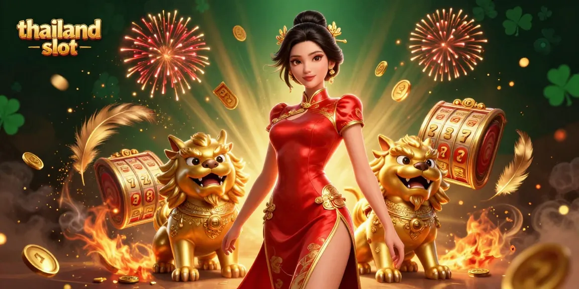 Spin and win at thailand slot with mesmerizing fireworks and golden tokens!