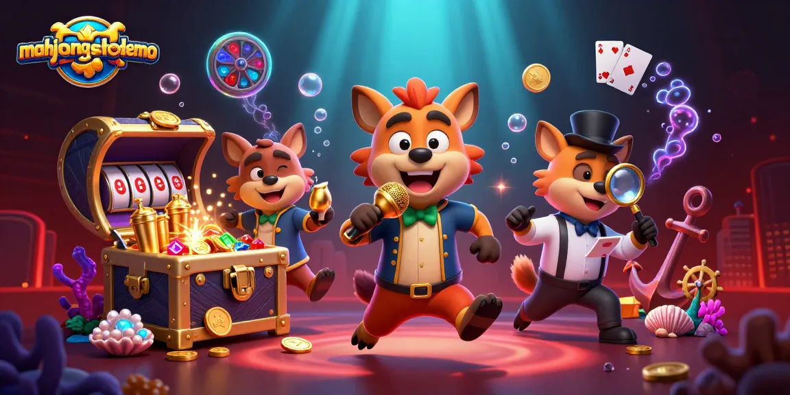 Experience the vibrant world of mahjongslotdemo with dynamic casino elements and engaging characters.