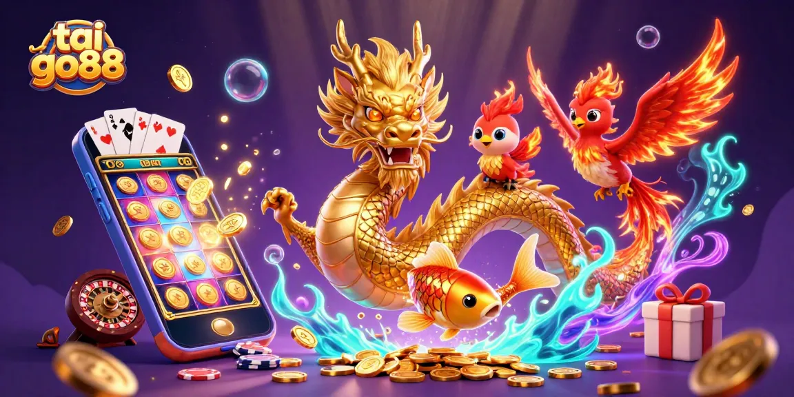 Experience tai go88's thrilling gameplay with vibrant characters and dynamic casino elements.